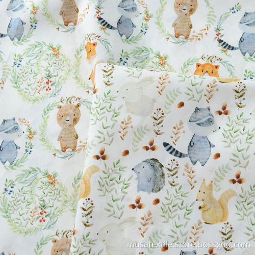 Organic Liberty Custom Printed 100% Cotton Woven Fabric